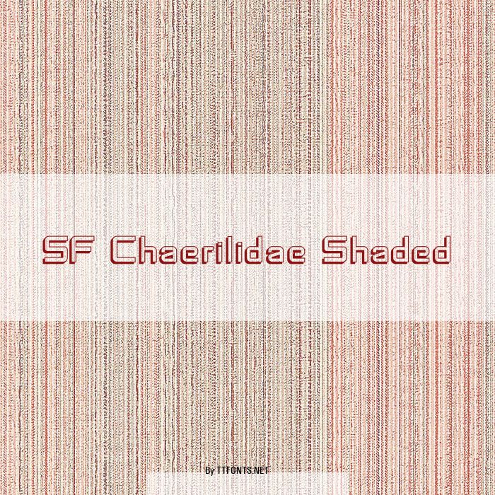 SF Chaerilidae Shaded example